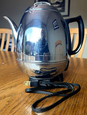 Vintage GE General Electric Automatic Percolator Coffee Pot 18P40 Pot Belly picture