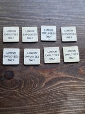 These are vintage London’s Farm Dairy employee milk tokens  (LOT OF 8) picture