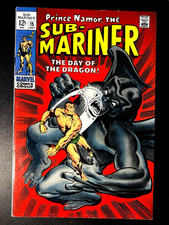 SUB-MARINER #15 (7/69 8.5) 12c SILVER-AGE TIGER SHARK LADY DORMA LORD VASHTI picture