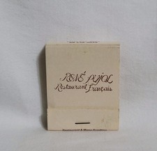 Vintage Rene Pujol French Restaurant Matchbook New York City Advertising Full picture