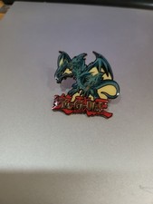 1996 Yu-Gi-Oh Blue Dragon Pinback Button USED Kazuki Takahashi Shonen Jump's picture