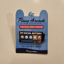 Pinny Arcade PAX AUS 2026: Social Battery Pin [Beyond Blue] picture