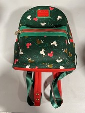 Disney Parks Loungefly Mickey Christmas Lights Holiday 2024 Backpack picture