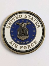 Batesville LifeStories US Air Force USAF Magnetic Casket Medallion 4-1/8