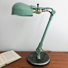 Vintage Industrial Desk Lamp.  Antique Industrial Lamp.  Steampunk Lamp. picture