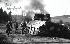 Fred Steinkirchner autographed 4x6 photo WW II European Theater COA LOOK picture