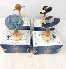 Lot of 4 High Fashion Hat Collection Miniature picture