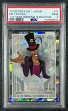 DR. FACILIER PSA 9 2023 TOPPS CHROME DISNEY100 #70 100 YEAR DIAMOND REF 44/100 picture