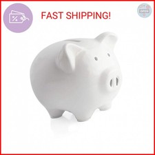 KOHIENWO Piggy Bank,Child to Cherish Ceramic Pig Money Piggy Banks for Boys Girl picture
