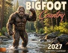2027 BigFoot Country Wall Calendar – 16-Month Sasquatch Artwork (FREE SHIPPING) picture