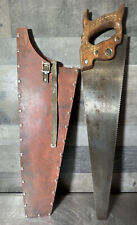 Vintage Atkins No 65 Straight Back Silver Steel Perfection Crosscut Hand Saw picture