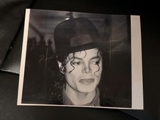 Michael Jackson Vintage 1991  Photo With Press Details On Back picture