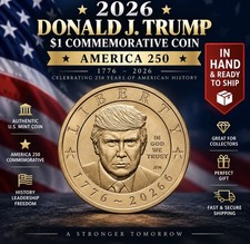 PACK OF 5: 2026 P President Trump Semiquincentennial $1 Coin  picture