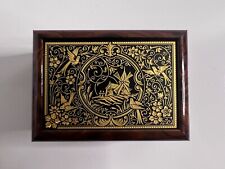 Damascene Gold Windmill Jewelry Box Toledo Spain By Manufacturas Anframa picture