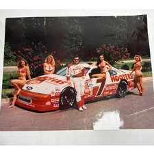 Vintage Alan Kulwicki Hooters Racing Poster Unisex 17x22 Multicolor Good picture