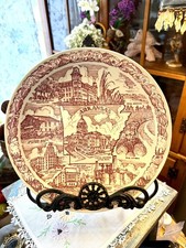 Vintage Vernon  Kilns 1943 Arkansas Collectors Plate 10.5” picture