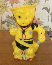 Retro Western Vintage 1950's Lil Cowboy Sheriff Celluloid Plastic Pitcher 10