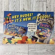 Capri Sun Vintage Print Ad Skateboard Poster Authentic Promo Art 1993 California picture