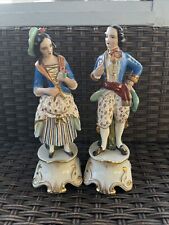 VICTORIAN FIGURINE COVENTRY PORCELAIN Victorian Couple Rare Numbered “28” picture