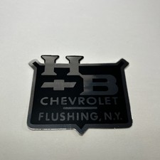 Vintage HB Chevrolet Flushing Queens Sticker, 137-80 Northern Boulevard picture