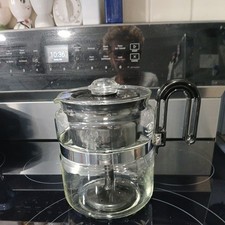 VINTAGE GEMCO B-22 BRAND COFFEE POT 4-6 CUP MADE IN USA~NEVER USED picture