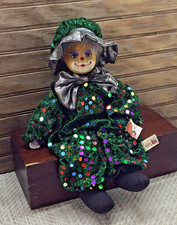 TATI Doll Clown Porcelain Head Bremen Germany 17