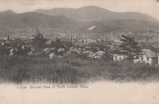 North Adams MA General View Postcard Undivided Back c1905 Rotograph Co picture