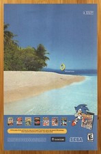 2002 Sonic Mega Collection Gamecube Vintage Print Ad/Poster Official Promo Art picture