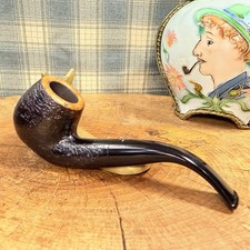 VINTAGE BARLING ESCORT Blasted Bent Smooth Rim London Estate English Tobac Pipe picture