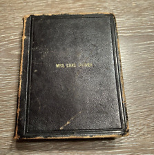 Antique Book Of Common Prayer 1873 Mrs. Charles Harvey Harvey Family Genealogy picture