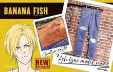 BANANA FISH Ash Lynx Model Jeans Official Banana Fish Apparel from Japan picture