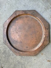 Roycroft Arts & Crafts Hammered Copper Tray 15
