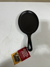 VTG Cast Iron LODGE USA OS Oval Fajita Flat Skillet 10