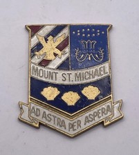 Vintage Jostens Mount St. Michael Enameled Medal Bronx New York City picture