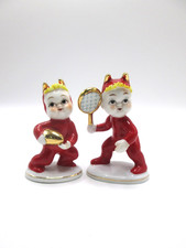 Lefton Pixie Devil Elves Sport Devils Tennis and Football picture