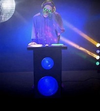 Lowes Haunted Living 5.5ft Bluetooth Skeleton DJ Musical Animatronic picture