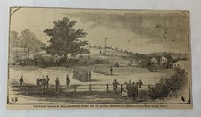1861 magazine engraving~ CAPTAIN SALER'S ENCAMPMENT West Of St Louis, MO picture