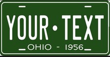Ohio 1956 License Plate Personalized Custom Car Auto Bike Motorcycle picture