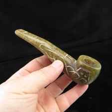 China old jade,noble collection,collectibles,rare Smoking pipe K(639) picture