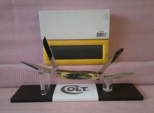 NIB With Sleeve Colt 175th Anniversary 4 Blade Bone Handle Congress Knife picture