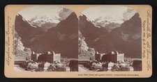 Photo:Grindelwald Switzerland Bear Hotel Lower Glacier 1900s Stereoview picture