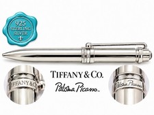TIFFANY & CO. Paloma Picasso Solid Silver 925 Ballpoint Pen Clutch Case picture