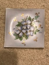Small Limoges  French Square porcelain Plate/Dish -3-5/8