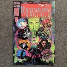 Razorline: First Cut #1 Marvel Comics 1993 First Printing Signed by: 4 Creators. picture