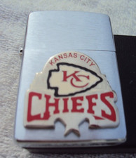 2002 Kansas City Chiefs Zippo Lighter KC Chiefs Emblem New with Red Seal picture