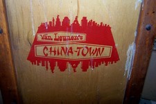 Rare ANTIQUE MECHANIC WOOD CREEPER 1940'S Van Leunen's china town vgc picture