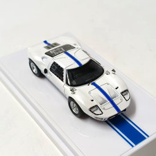 1:64 GT40 Mark I White Street Version Diecast Model Car Collector Gift picture