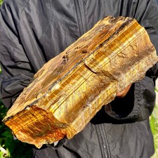 12.12LB Natural tiger's Eye rough raw stone rock specimrn madagescar picture