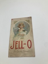 RARE 1905 GENESEE PURE FOOD JELL-O RECIPE BOOKLET BEAUTIFUL ILLUSTRATIONS picture