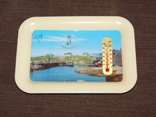 VINTAGE PEGGY'S COVE NS NOVA SCOTIA METAL SOUVENIR  TRINKET TRAY picture